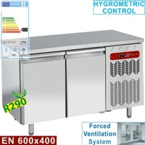 TP2B/H-R2 (25) Konditorei-Bäckerei TK Tiefkühltisch, Umluft, 2 Türen EN 600x400, 345 Liter